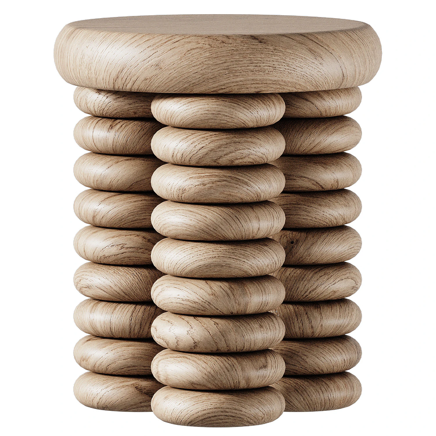 Sula Round Side Table 3D Model .c4d .max .obj .3ds .fbx .stl .blend 