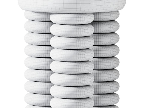 Sula Round Side Table 3D Model