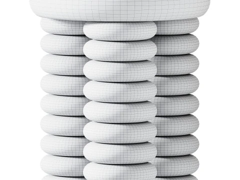 Sula Round Side Table 3D Model