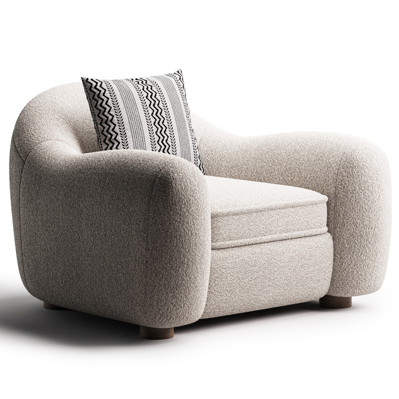 Jean Royere Model 3D .c4d .max .obj .3ds .fbx .stl .blend