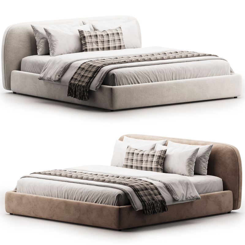 BELIZE BED 3D Model .c4d .max .obj .3ds .fbx .stl .blend