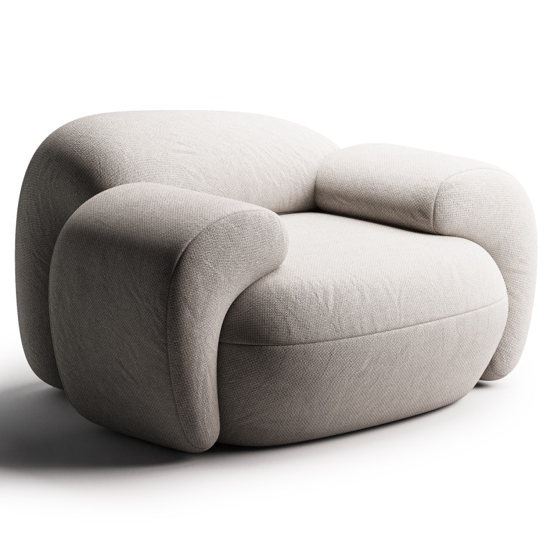 Armchair MOCHI by Mogg Modelo 3D .c4d .max .obj .3ds .fbx .stl .blend