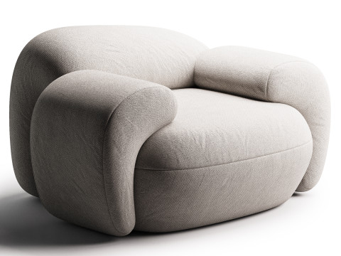 Armchair MOCHI by Mogg 3D Model