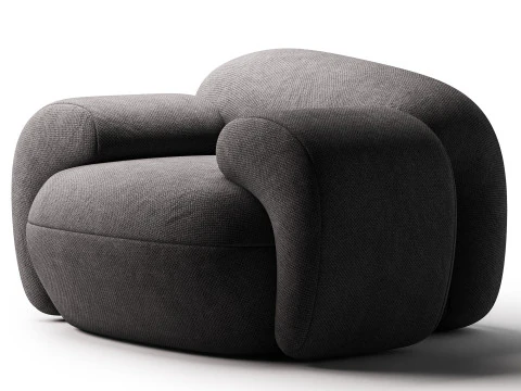 Armchair MOCHI by Mogg 3D Model