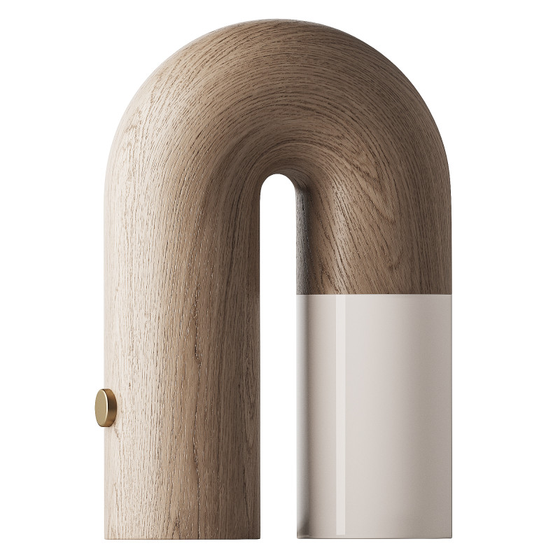 U shaped door table lamp 3D Model .c4d .max .obj .3ds .fbx .stl .blend