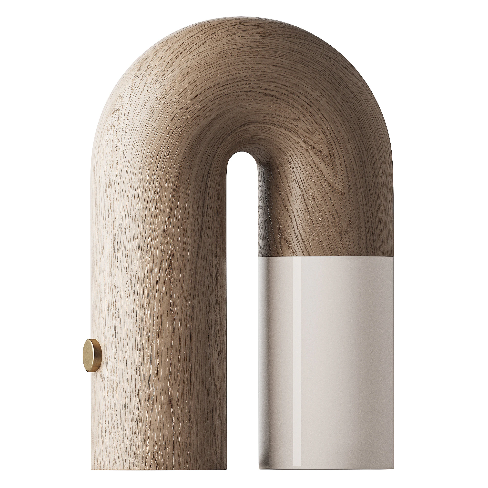 U shaped door table lamp 3D Model .c4d .max .obj .3ds .fbx .stl .blend 