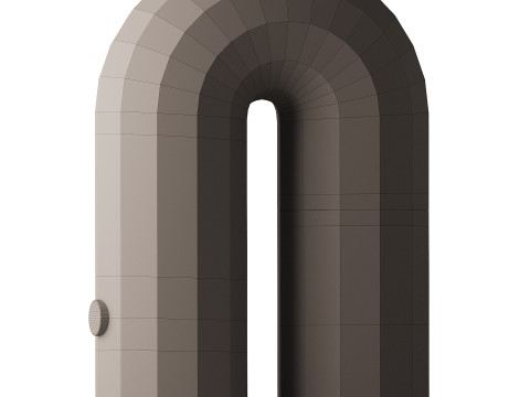 U shaped door table lamp 3D Model