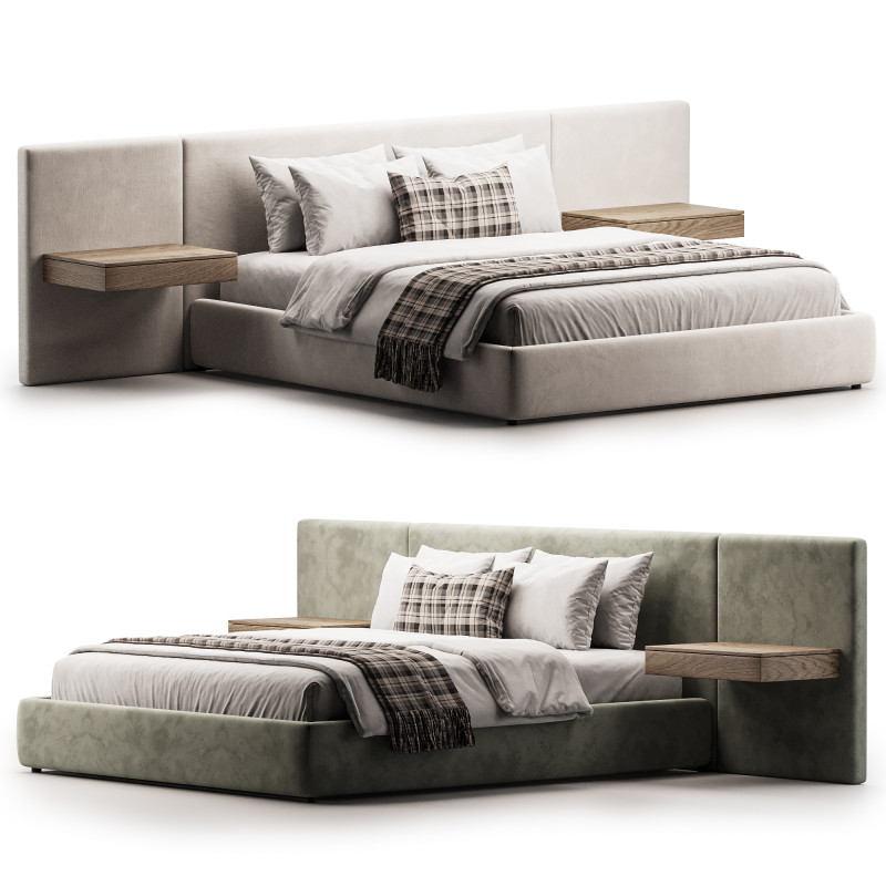 Eros Modern Bed 2024 By Elmalekfurniture Modelo 3D .c4d .max .obj .3ds .fbx .stl .blend