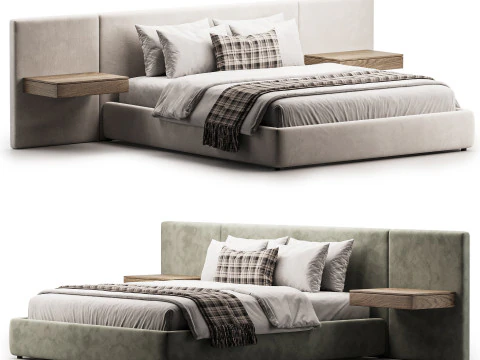 Сучасне ліжко Eros 2024 від Elmalek Furniture 3D Модель