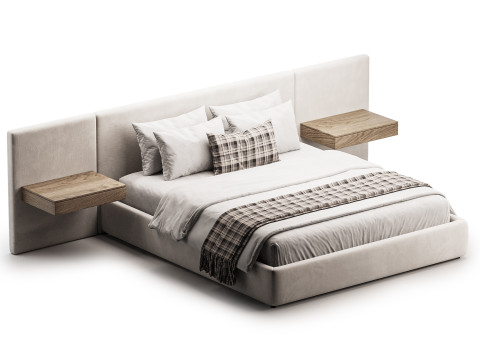 Eros Modern Bed 2024 By Elmalekfurniture Modelo 3D
