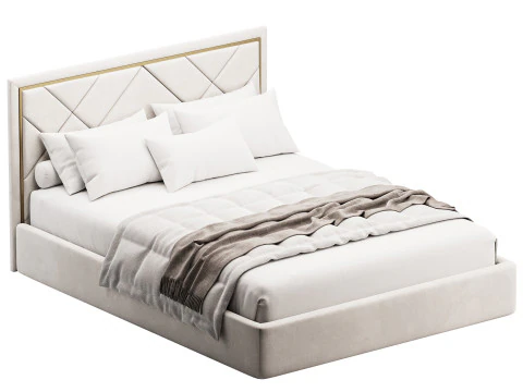 Manzoni Bed 3D Model