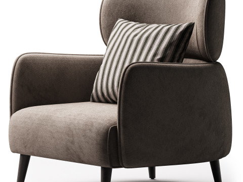 LUNA Armchair Model 3D