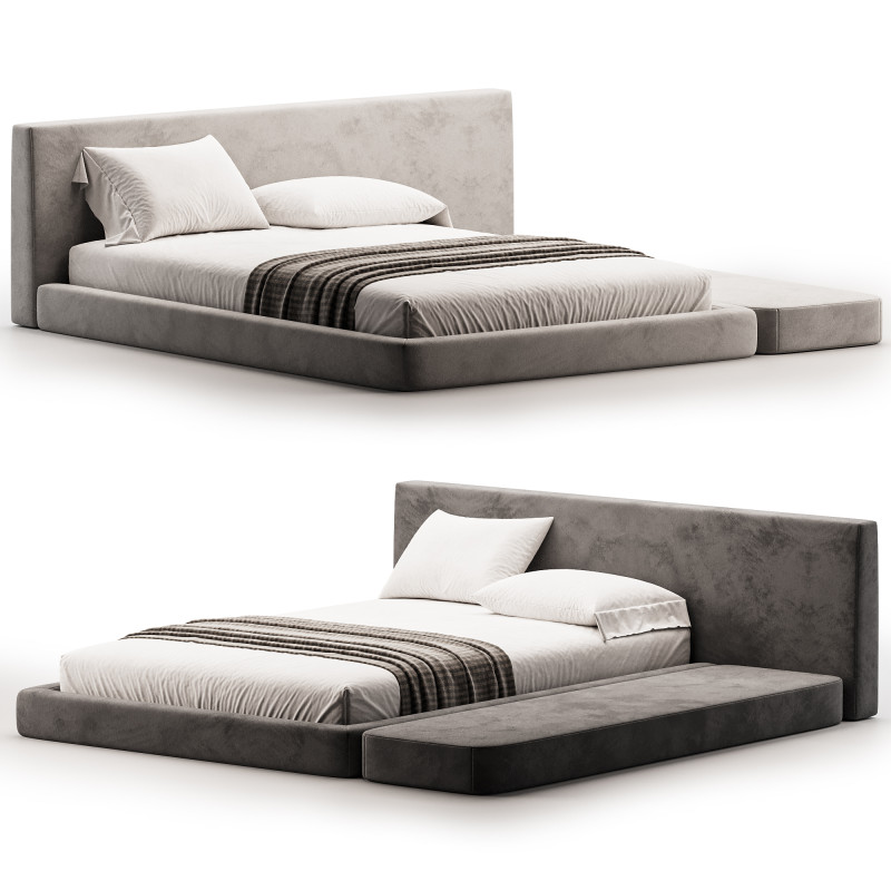 Siena Bed Modelo 3D .c4d .max .obj .3ds .fbx .stl .blend