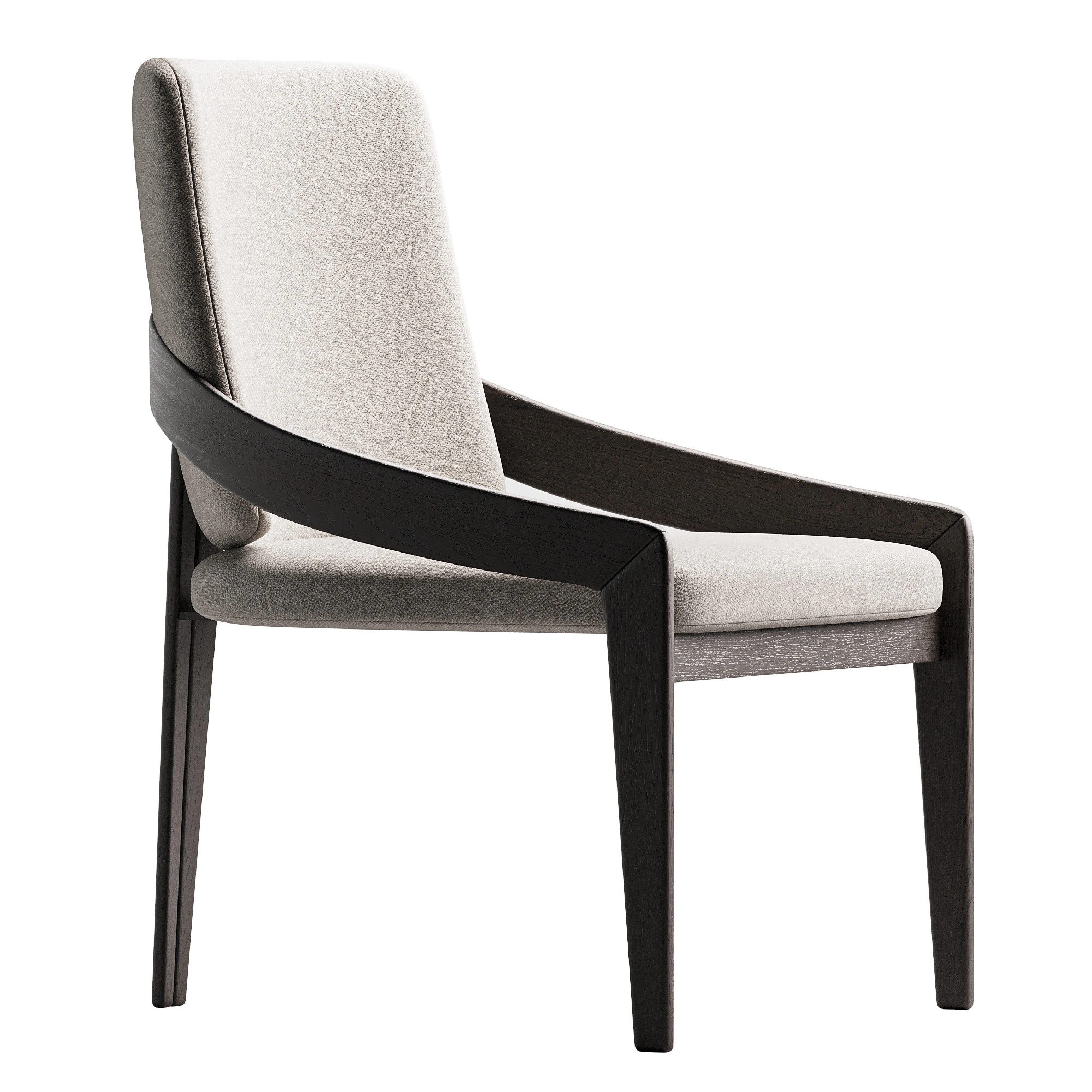 FIUME Armchair 3D Model .c4d .max .obj .3ds .fbx .stl .blend 