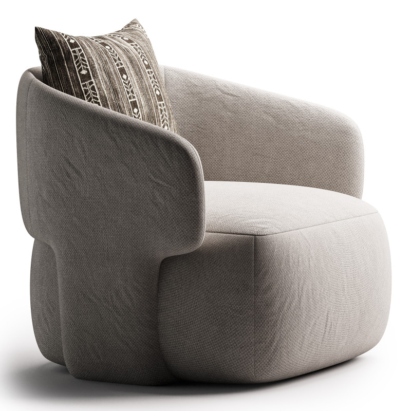 Armchair DOGE Model 3D .c4d .max .obj .3ds .fbx .stl .blend