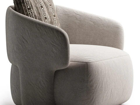 Kursi berlengan DOGE Model 3D