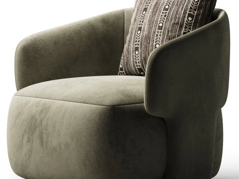 Armchair DOGE 3D Model