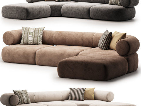 FAT SOFA 3D Model