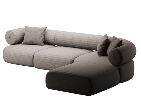 FAT SOFA 3D Model