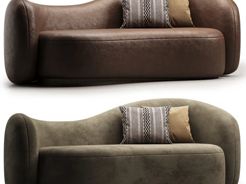 Paloma Sofa 200 3D Model