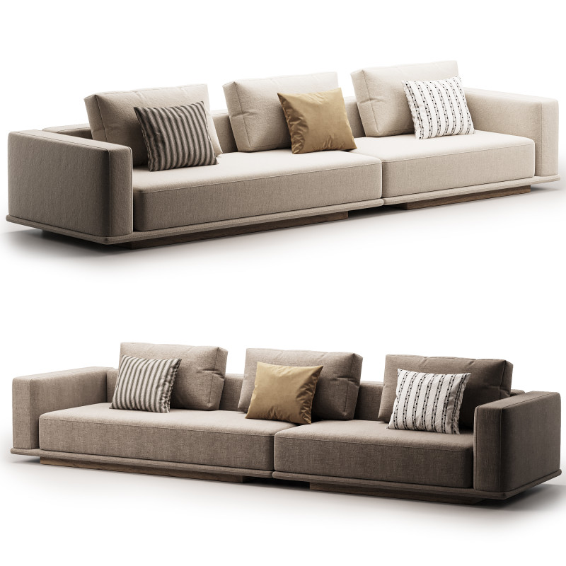 Horizonte sofa Modelo 3D .c4d .max .obj .3ds .fbx .stl .blend 