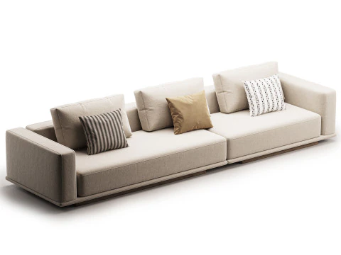 Yatay kanepe 3D Model