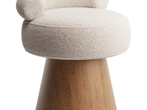 Moosh Dining Chair Model 3D