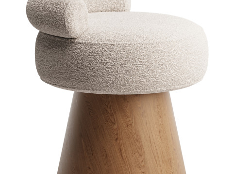 Moosh Dining Chair 3D Модель