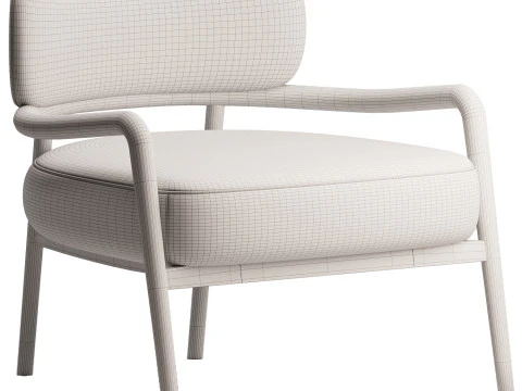 Botero Lounge Chair 3D Model