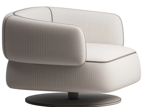 제플린 안락 의자 3D 모델