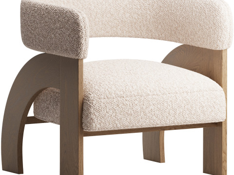Agacia Accent Chair 3D Model