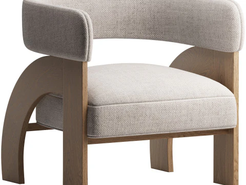 Agacia Accent Chair 3D Model
