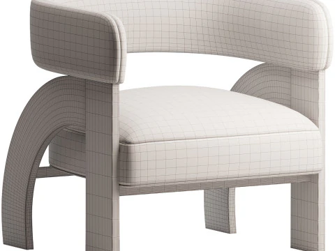 Agacia Accent Chair 3D Model