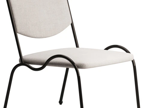 Fidia Accent Chair 3D Model