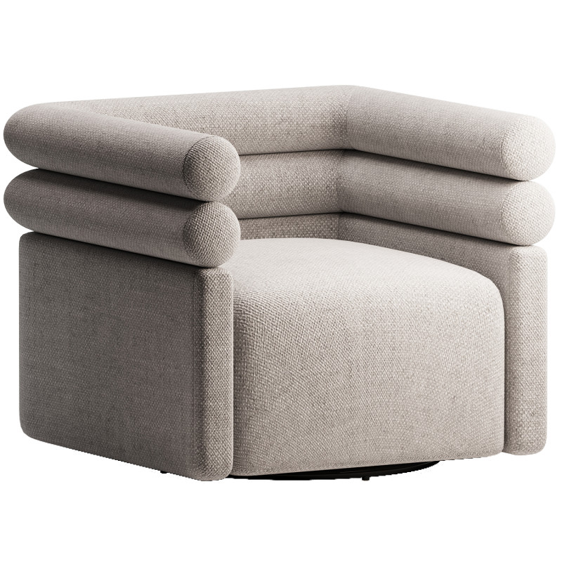 Tomi Swivel Chair 3D Модель .c4d .max .obj .3ds .fbx .stl .blend