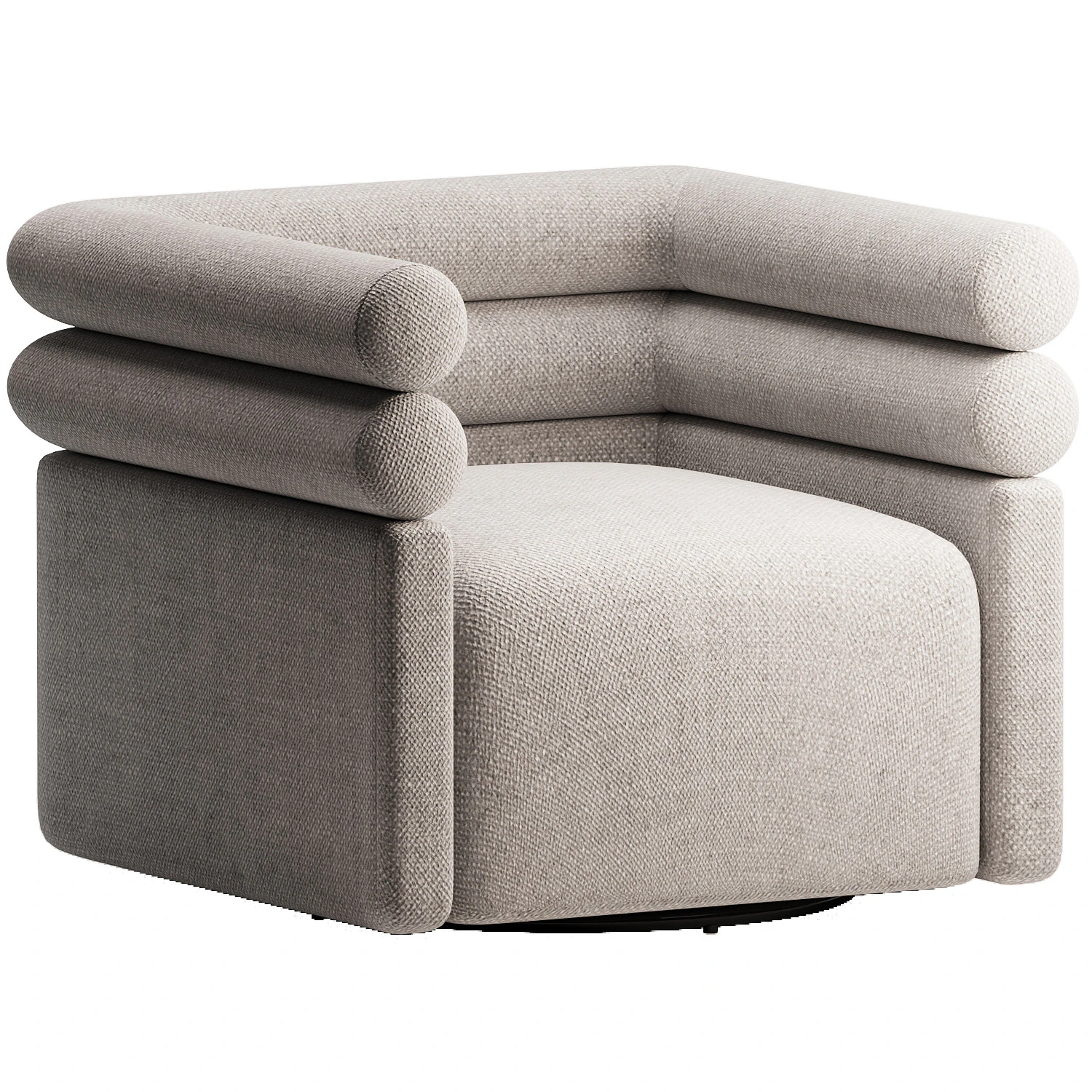 Tomi Swivel Chair 3D Model .c4d .max .obj .3ds .fbx .stl .blend 