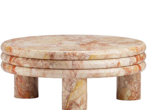 Name Brittny Round Coffee Table 3D Model