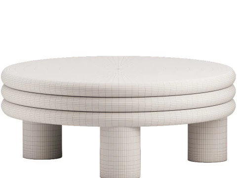Name Brittny Round Coffee Table 3D Model