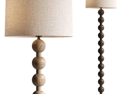 Hugo Barbell Floor Lamp 3D 모델