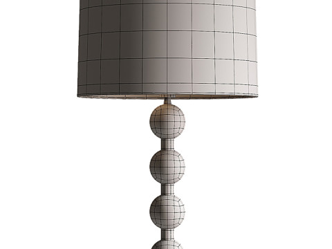 Hugo Barbell Floor Lamp Modello 3D