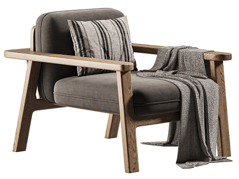 COMB Lounge Chair Model 3D