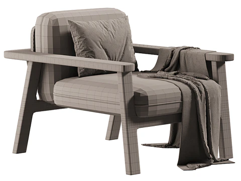 COMB Lounge Chair 3D Model