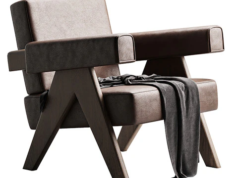 Cassina - Kursi Berlengan Kompleks Capitol Model 3D