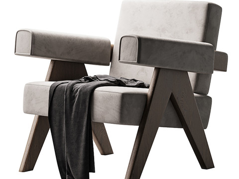 Cassina - Capitol Complex Armchair 3D Модель