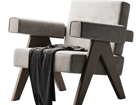 Cassina - Capitol Complex Armchair 3D Model