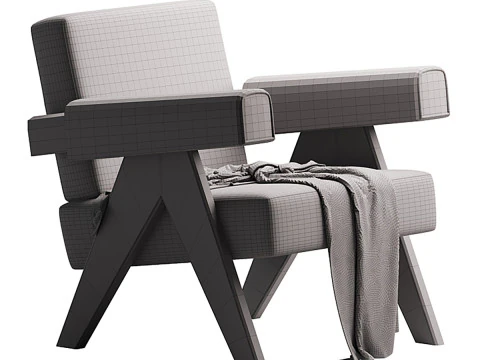 Cassina - Capitol Complex Armchair 3D Model