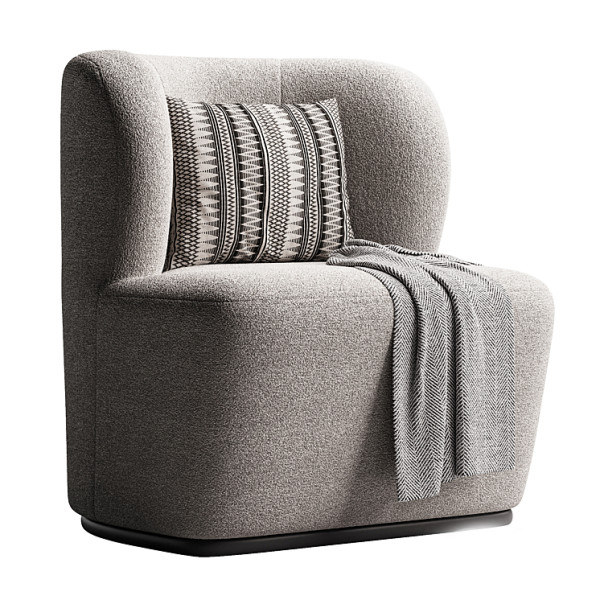 GUBI - Stay Lounge Chair Modello 3D .c4d .max .obj .3ds .fbx .stl .blend 
