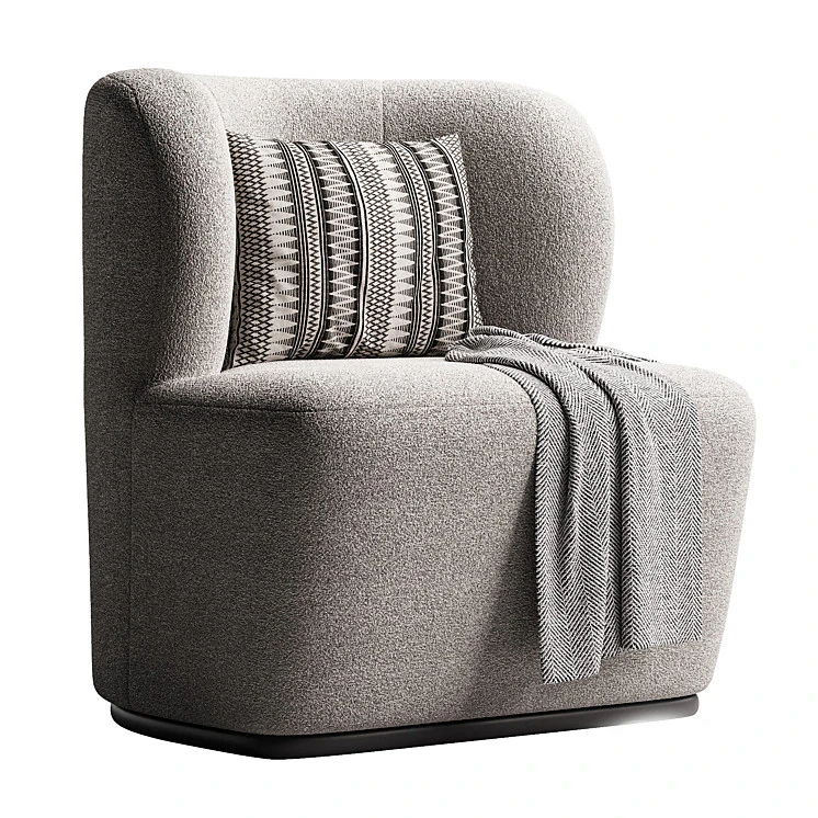 GUBI - Stay Lounge Chair 3D Model .c4d .max .obj .3ds .fbx .stl .blend 