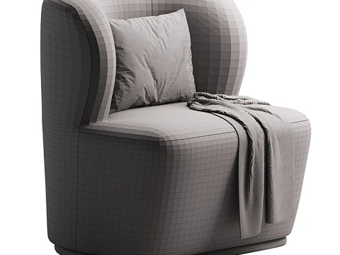 GUBI - Stay Lounge Chair 3D Model