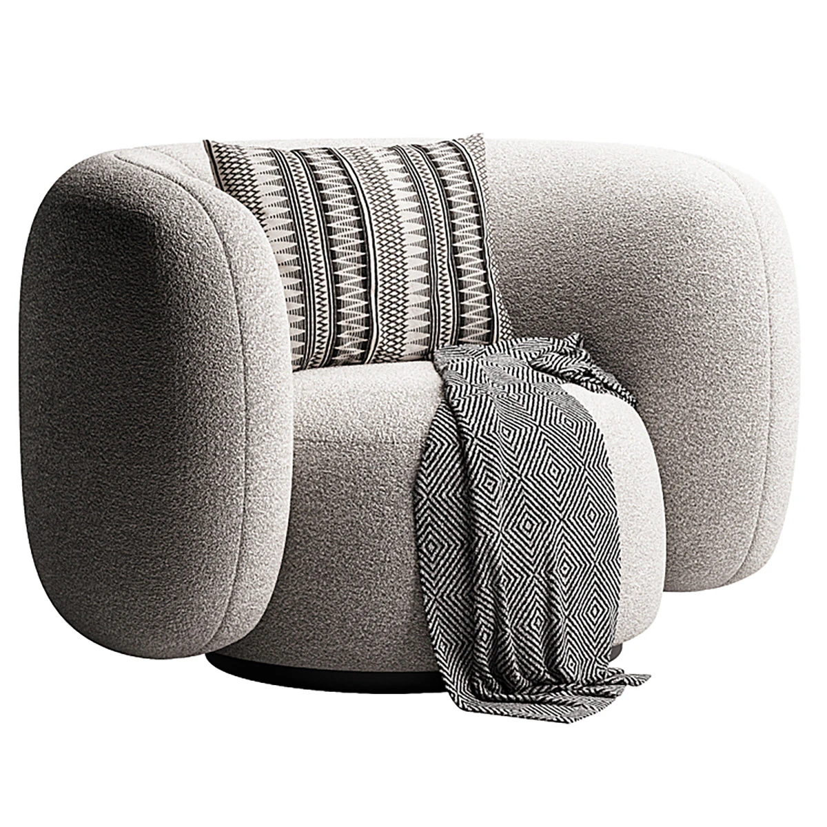 Signe - EOF-1 Armchair 3D Model .c4d .max .obj .3ds .fbx .stl .blend 